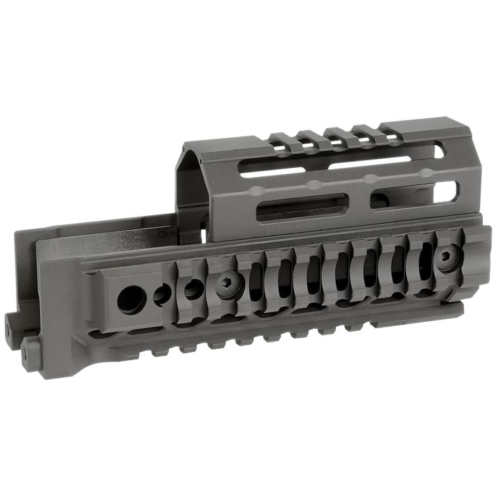 Midwest Industries MIAKALPHAQR6AK Alpha Black 6061 Aluminum AK-47/AK-74 6.00" Long