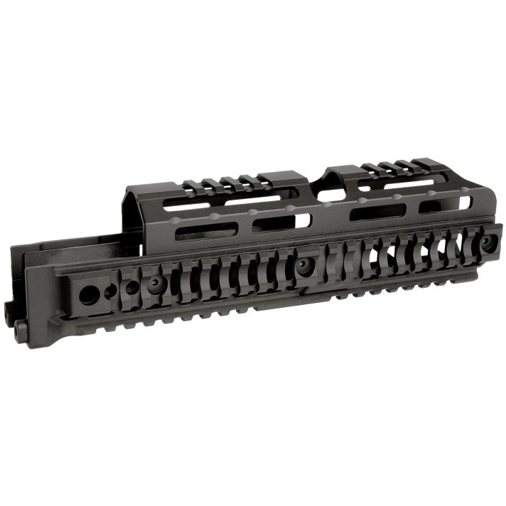 Midwest Industries MIAKALPHAQR10AK Alpha Black 6061 Aluminum AK-47/AK-74 10.0" Long