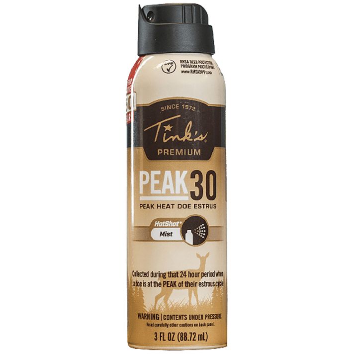 Tinks W5343 Peak30 Hot Shot Deer Doe In Estrus Scent 3 oz Mist