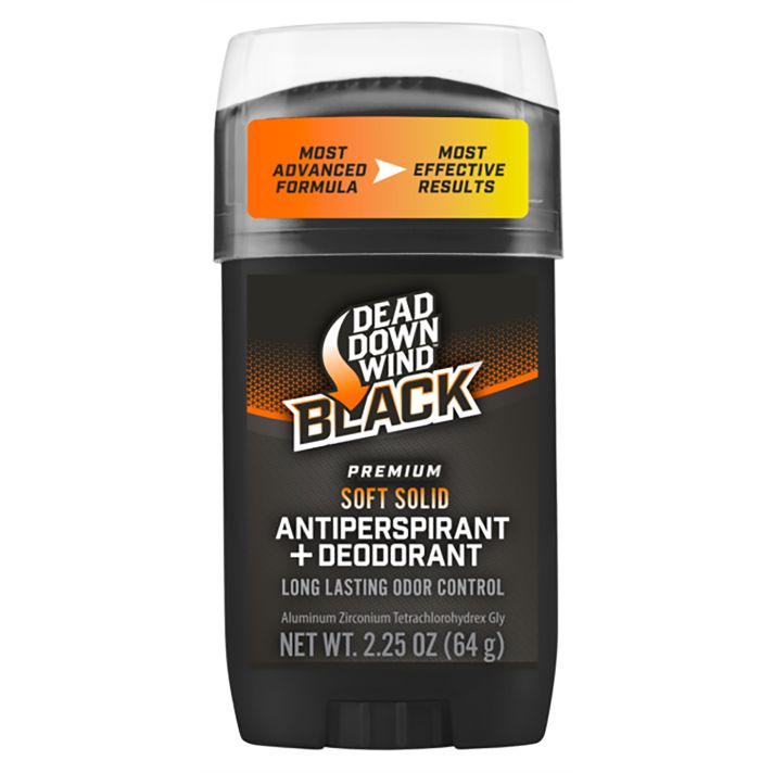 Dead Down Wind 1234 Antiperspirant & Deodorant Black Premium Odor Eliminator 2.25 oz Stick