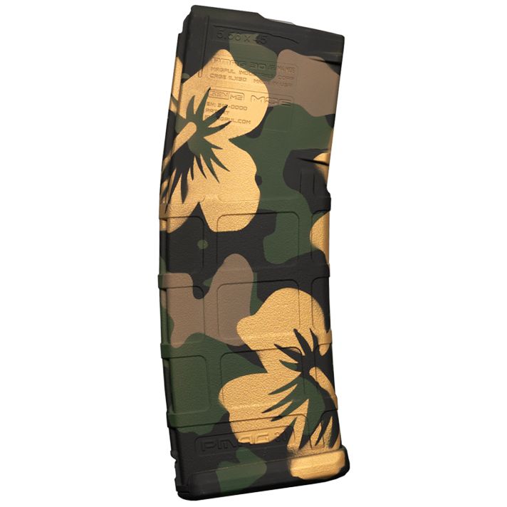 Weapon Works 228056 PMAG GEN M2 MOE 30rd Fits AR/M4 Aloha Woodland Polymer