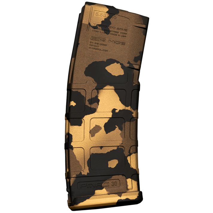 Weapon Works 228044 PMAG GEN M2 MOE 30rd Fits AR/M4 Gold Granite Polymer