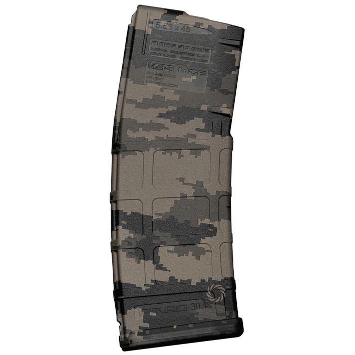 Weapon Works 228100 PMAG GEN M2 MOE 30rd Fits AR/M4 Laser Digital Polymer
