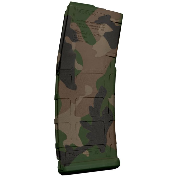 Weapon Works 228034 PMAG GEN M2 MOE 30rd Fits AR/M4 M81 Woodland Polymer