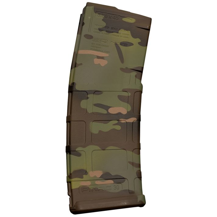 Weapon Works 228042 PMAG GEN M2 MOE 30rd Fits AR/M4 Multi-Cam Tropic Polymer