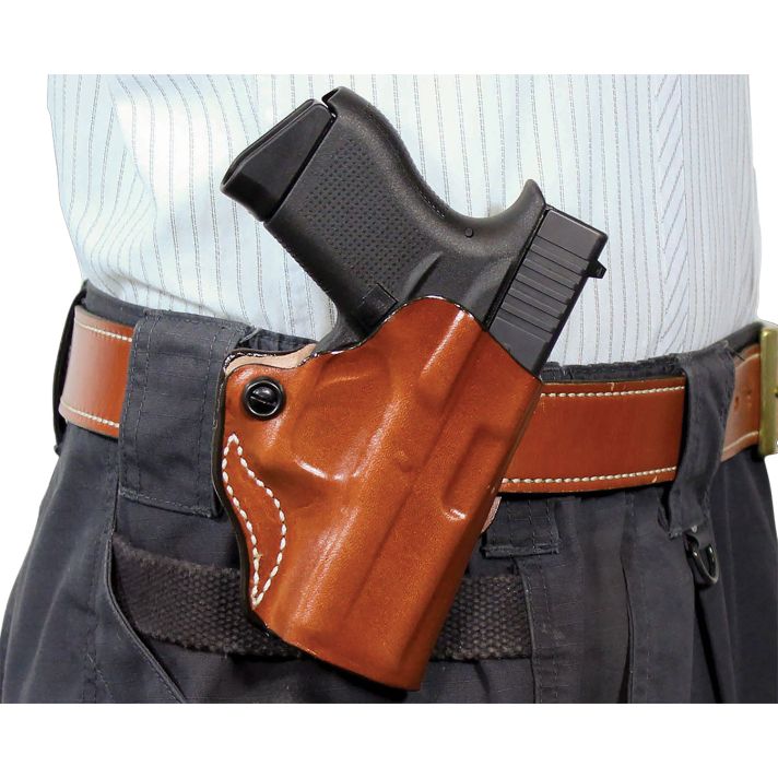 DeSantis Gunhide 019TA9YZ0 Mini ScabbardOWB Tan Sig Sauer P365 w/Red Dot Right Hand
