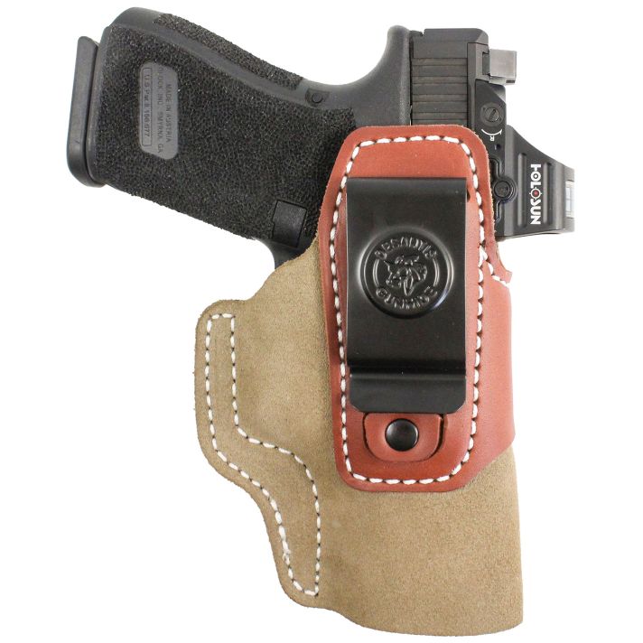DeSantis Gunhide 215NJ7FZ0 TransitIWB Natural Kydex/Leather Ruger LCP II Belt Clip Ambidextrous