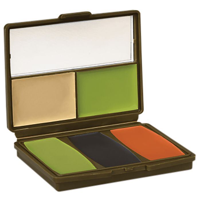 Hunters Specialties HS00278 Camo-Compac 5-Color Military Makeup Kit Green/Brown/Black/Sand