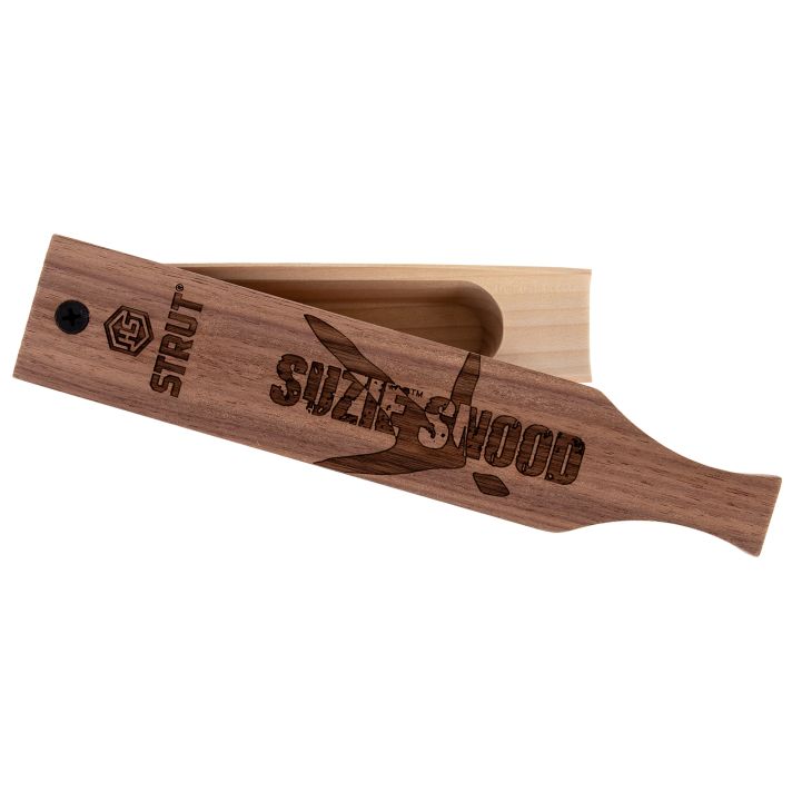 Hunters Specialties HSSTR100169 Suzie Snood Box Call Turkey Sounds Brown Hardwood