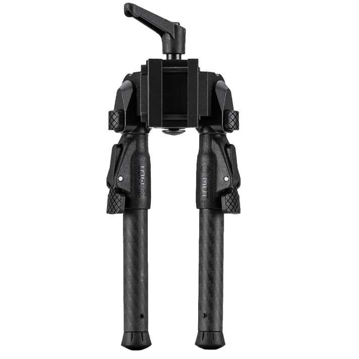 Mdt Sporting Goods Inc 105560-BLK GRND-PODBlack Aluminum, 4.5"-9.0", Spiked Feet, Fits Picatinny Rail