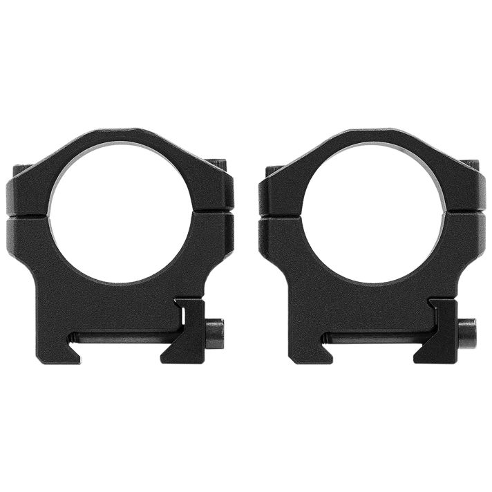 Mdt Sporting Goods Inc 103549-BLK Scope Rings Scope Ring Set Black Anodized Aluminum 34mm Tube High Picatinny