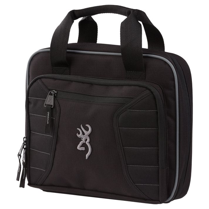 Browning 1431089901Double Black Polyester Holds 2 Handguns