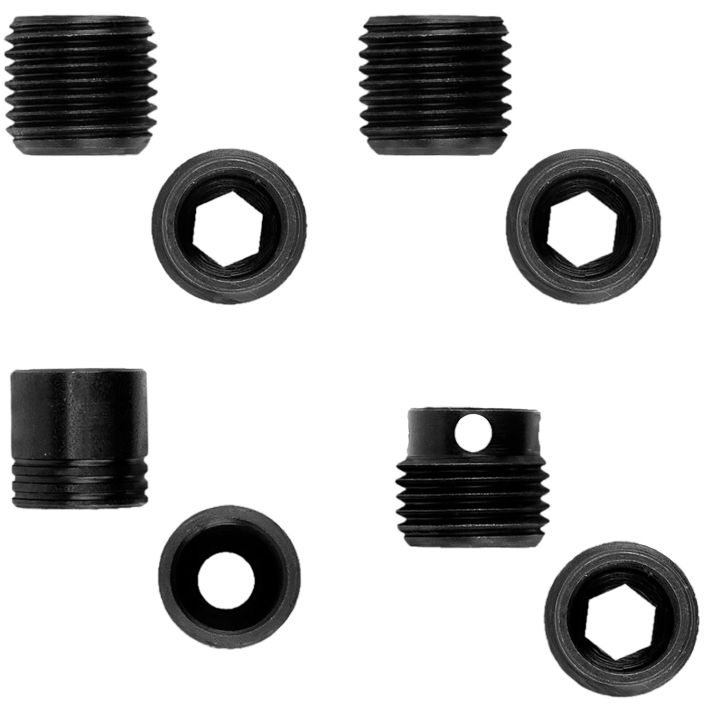 GrovTec US Inc GTHM289 Heavy Duty Push Button BasesBlack Steel To Stock Mount (2) 1 PK