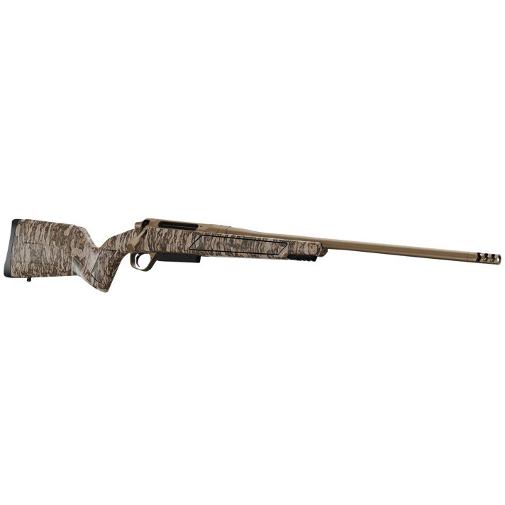 Christensen Arms 8011501600 Evoke7mm Rem Mag 4+1 22" Flat Dark Earth Cerakote #4 Contour Threaded Barrel, Mossy Oak Bottomland Fixed Hybrid Hunter w/Picatinny Rail Synthetic Stock
