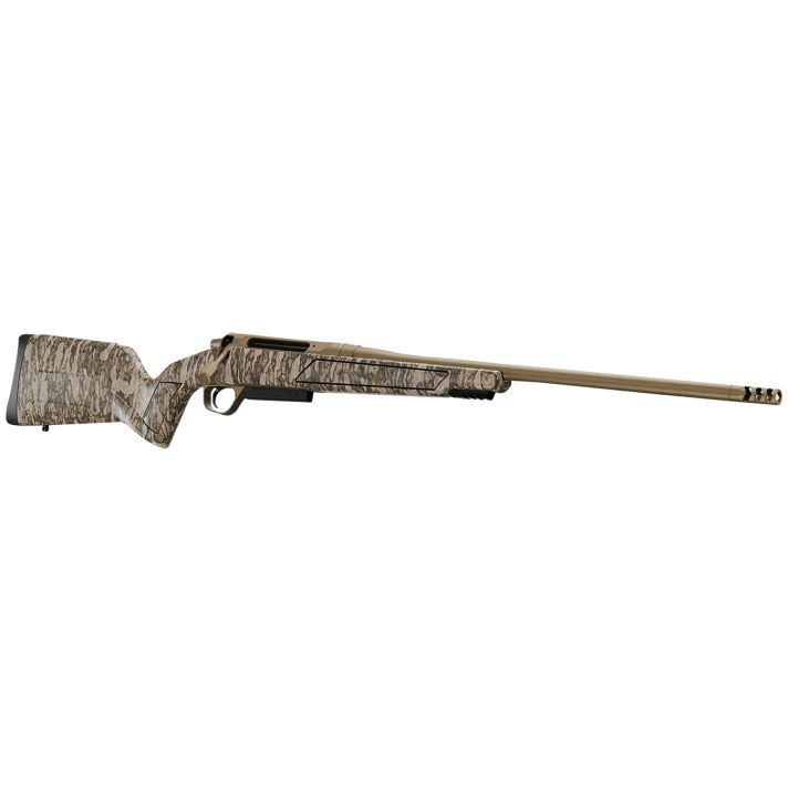 Christensen Arms 8011502000 EvokeFull Size 7mm PRC 4+1 22" Flat Dark Earth Cerakote #4 Contour Threaded Barrel, Mossy Oak Bottomland Fixed Hybrid Hunter w/Picatinny Rail Synthetic Stock