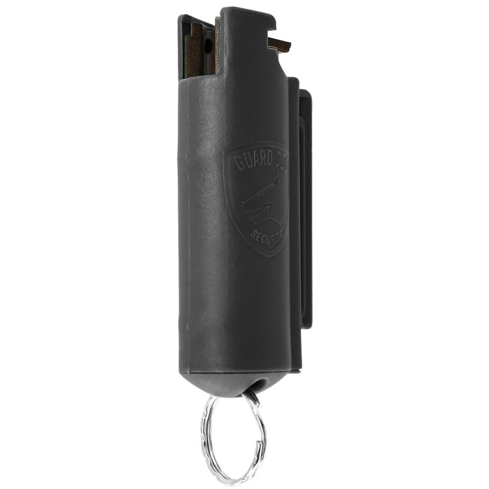 SKYLINE USA INC PSGDKCBK Pepper Spray Keyring Range 16 ft 0.50 oz Black