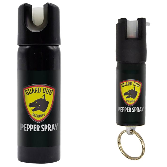 SKYLINE USA INC PSGDHA Pepper SprayRange 16 ft 2 Pack 0.5oz/3oz Features Invisible UV Dye Includes Keychain