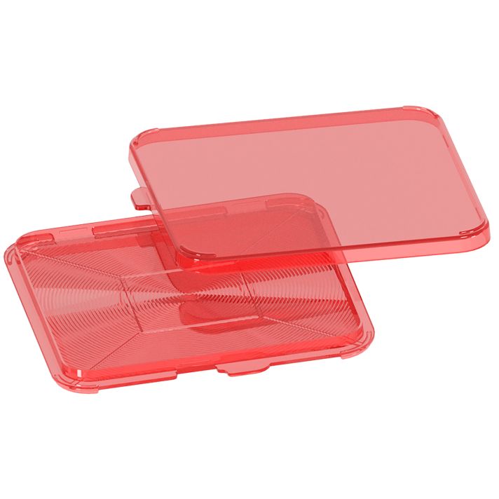 MTM Case-Gard PFS Primer Flipper Square Red Plastic