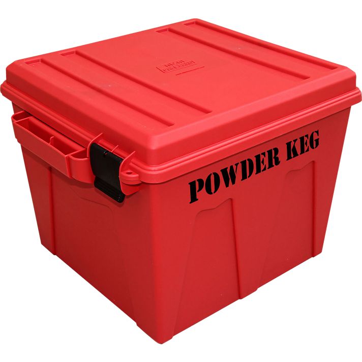 MTM Case-Gard PK12 Powder Keg Storage Container Red Polypropylene Plastic