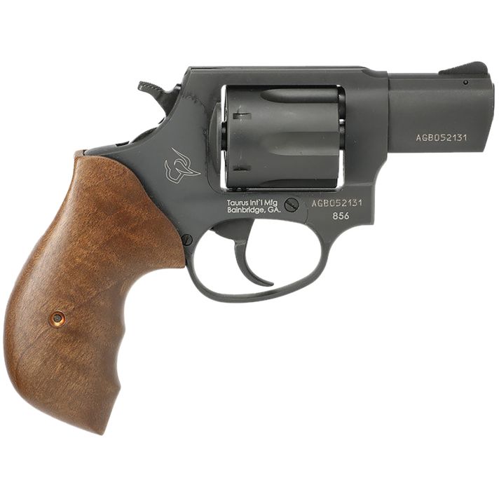 Taurus 285621TW 856 *CA Compliant Small Frame 38 Special 6rd 2" Matte Black Carbon Steel Barrel, Cylinder & Frame, Black Grip, Transfer Bar Safety