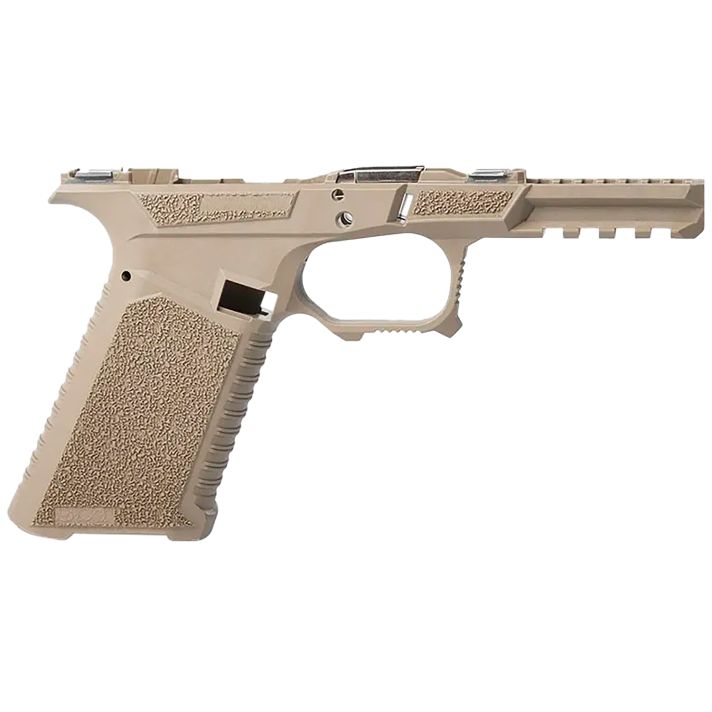 Sct Manufacturing 0225010100IA Full SizeCompatible w/ Gen3 17/22/31 Flat Dark Earth Polymer Frame Aggressive Texture Grip Includes Locking Block