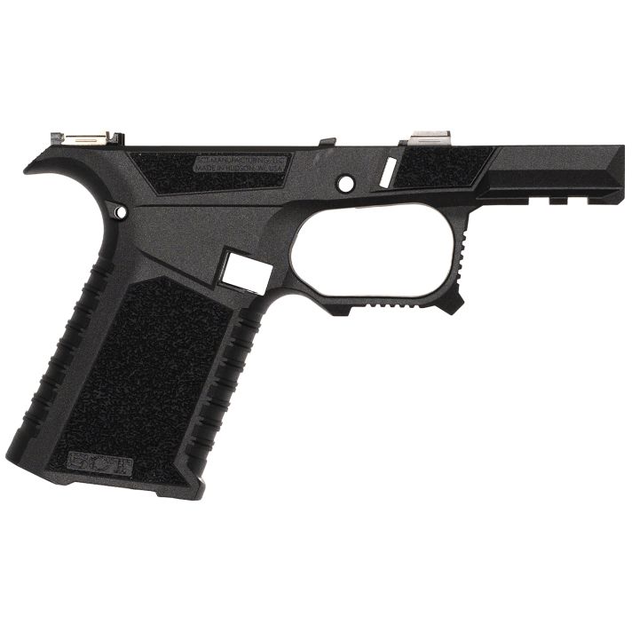 Sct Manufacturing 225020100 Sub CompactCompatible w/ Glock 43X/48 Black Stainless Steel Frame/ Aggressive Texture Grip Includes Locking Block