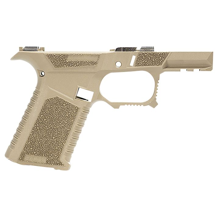 Sct Manufacturing 0225020100IA Sub CompactCompatible w/ Glock 43X/48 Flat Dark Earth Polymer Frame Aggressive Texture Grip Includes Locking Block