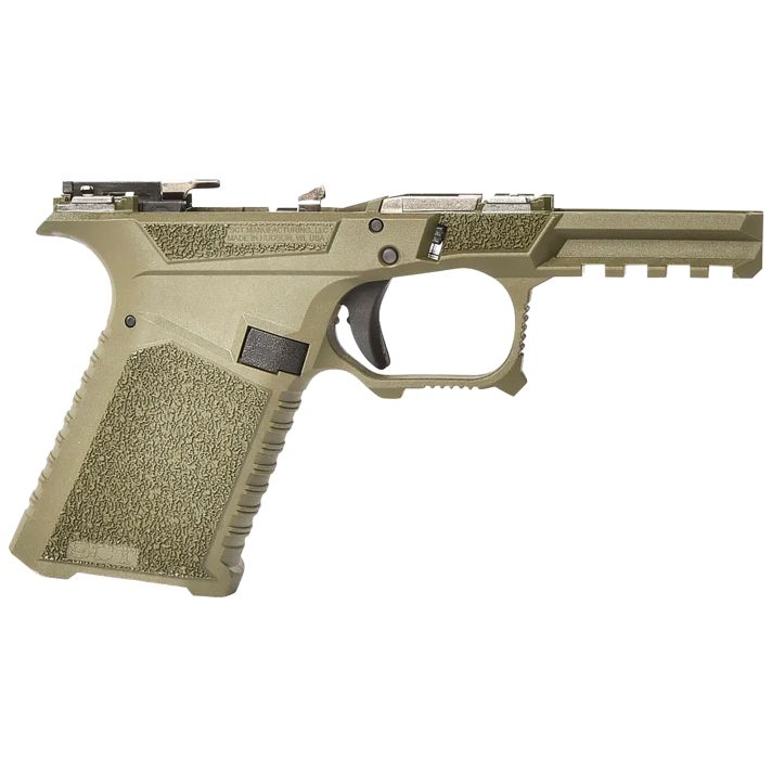 Sct Manufacturing 0226000000IB CompactCompatible w/ Gen3 19/23/32 OD Green Polymer Frame Aggressive Texture Grip