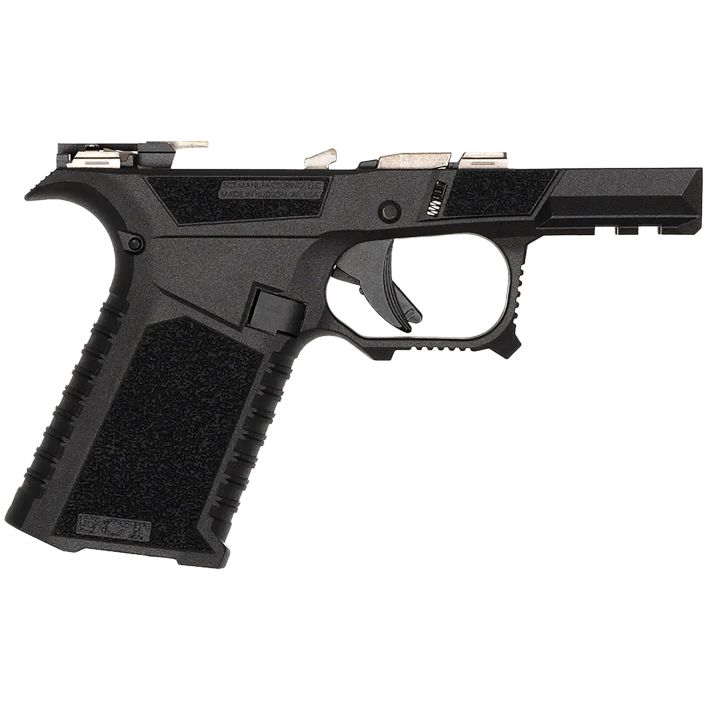 Sct Manufacturing 226020000 SCT SCCompatible w/ Glock 43X/48 Black Polymer Frame Aggressive Texture Grip