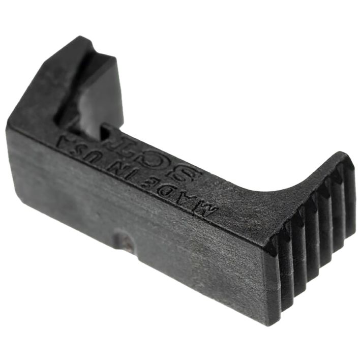 Sct Manufacturing 210190202 Sub Compact Mag Catch Compatible w/ Glock 43X Mags Black Plastic