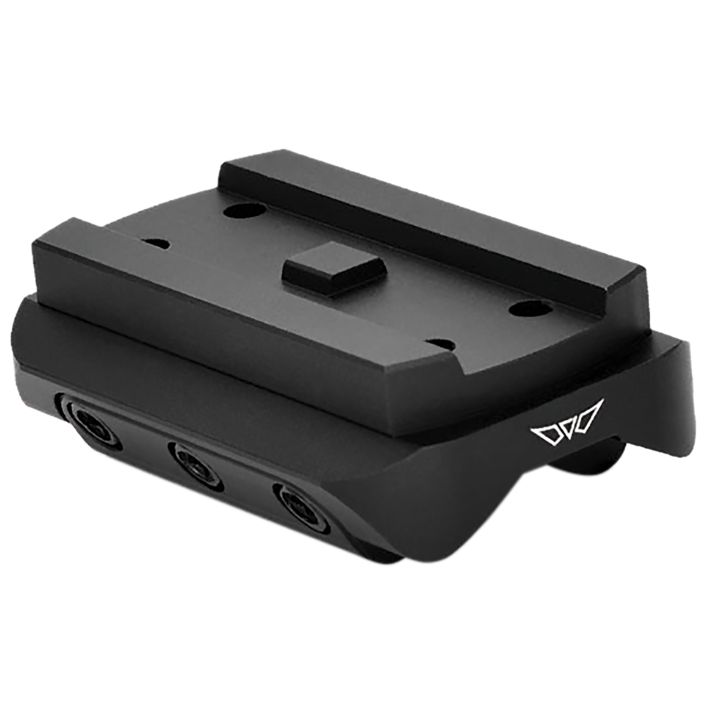 Warne 6111M Mini Red Dot Mount Shotgun Rib Black Anodized Aluminum Fits Holosun/Sig Romeo5/Vortex Crossfire/Aimpoint Micro H1-H2/ Aimpoint T1-T2