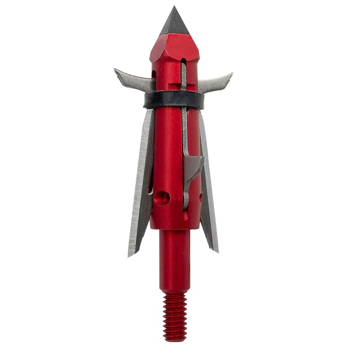Tenpoint HEA8043 Nemesis Broadhead Chisel Tip 420 Stainless Steel Blades Red 100gr 3Pack