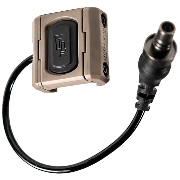 Unity Tactical LLC MBLFDESF7 ModbuttonLiteSingle Lead Flat Dark Earth Surefire