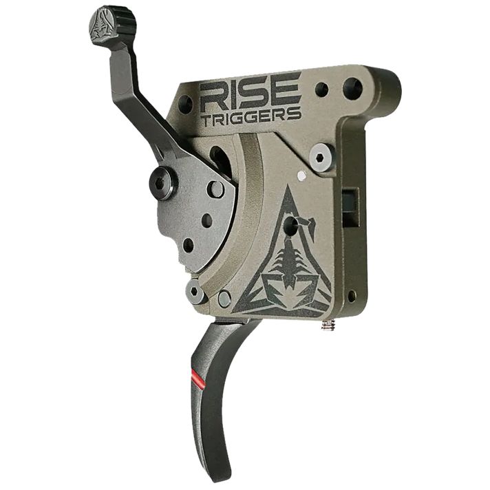 Rise Armament RA735C Reliant Trigger Black/FDE Curved