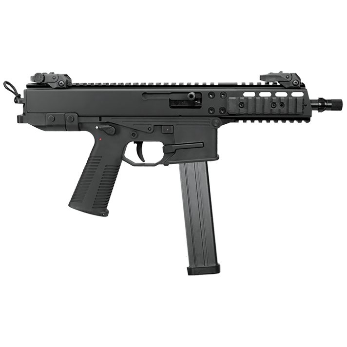 B&T Firearms BT450004 GHM45 ACP 25+1 6.80" Black Steel Barrel, Picatinny Rail Receiver, Black Polymer Grip