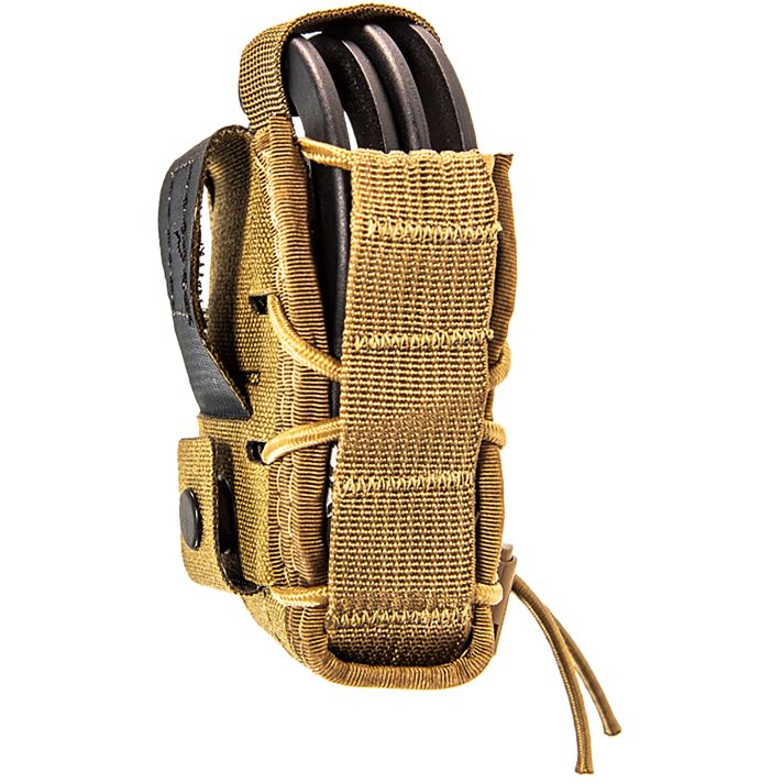 High Speed Gear 13DC10CB TACO Handcuff Holder Nylon Coyote Brown Adaptable Belt Mount Up to 2.25"