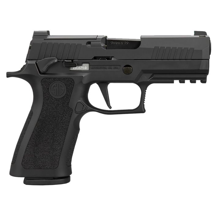 Sig Sauer Airguns AIRP320XCABB CO2 21rd 4.5" Barrel, 350 fps Velocity, Frame Includes Beavertail & Accessory Rail