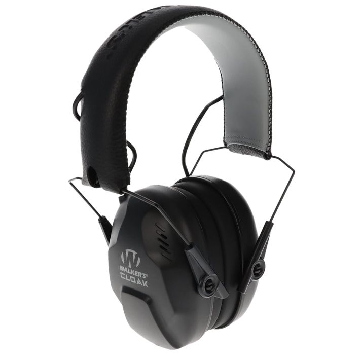 Walker's GWP-CLKDM Cloak Dual Mic Electronic Muff Over the Head 23-25 dB Black