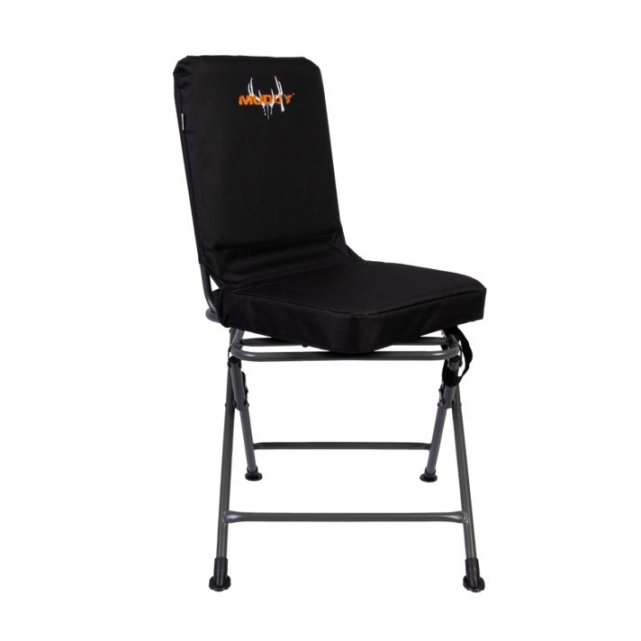 Muddy MUD-PSCHR Padded Swivel Chair Black 300 Denier Polyester Fabric/ Polyethylene Foam Seat