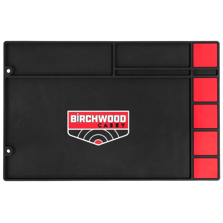 Birchwood Casey 30250 Pistol Cleaning Mat Black/Red Rubber 17" x 11"