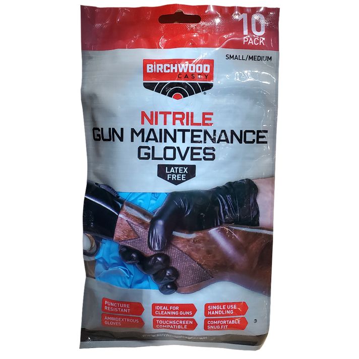 Birchwood Casey NGLVS-L NitrileBlack LG/XL 10 Pack
