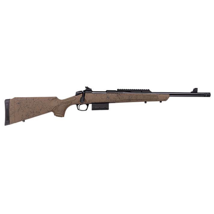 CVA CR3933 Cascade SR80 Full Size 308 Win 10+1 18" Black Cerakote Steel Threaded Barrel, Black Cerakote Stainless Steel Receiver w/Picatinny Rail, Flat Dark Earth w/Black Web Adj LOP Synthetic Stock