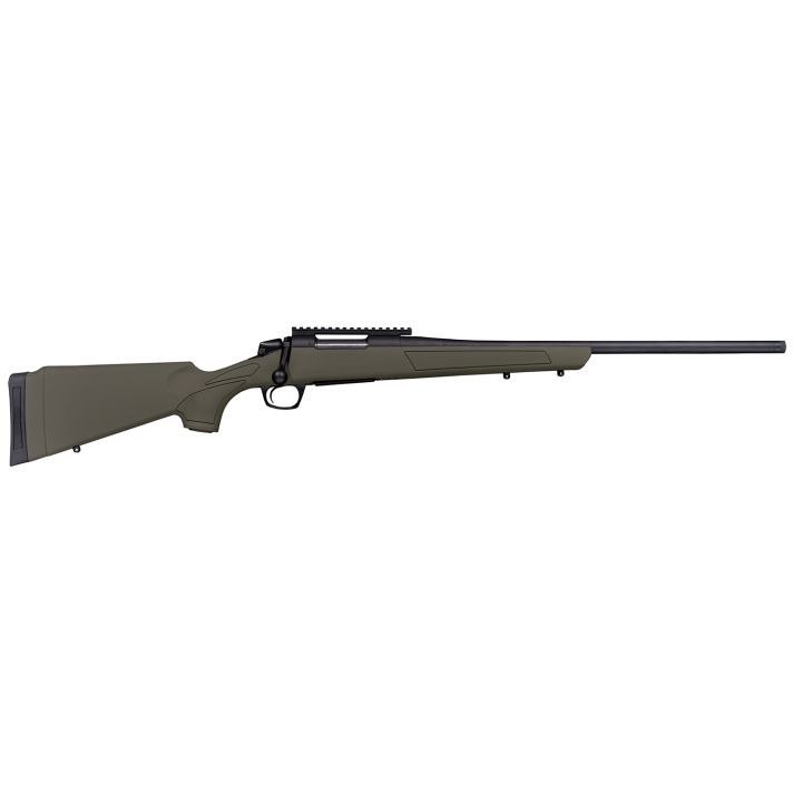 CVA CR3902G Cascade270 Win 4+1 24" Black Cerakote Steel Threaded Barrel, Black Cerakote Receiver, OD Green Synthetic Stock