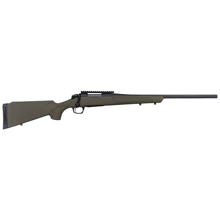 CVA CR3903G Cascade308 Win 4+1 22" Black Cerakote Steel Threaded Barrel, Black Cerakote Receiver, OD Green Synthetic Stock