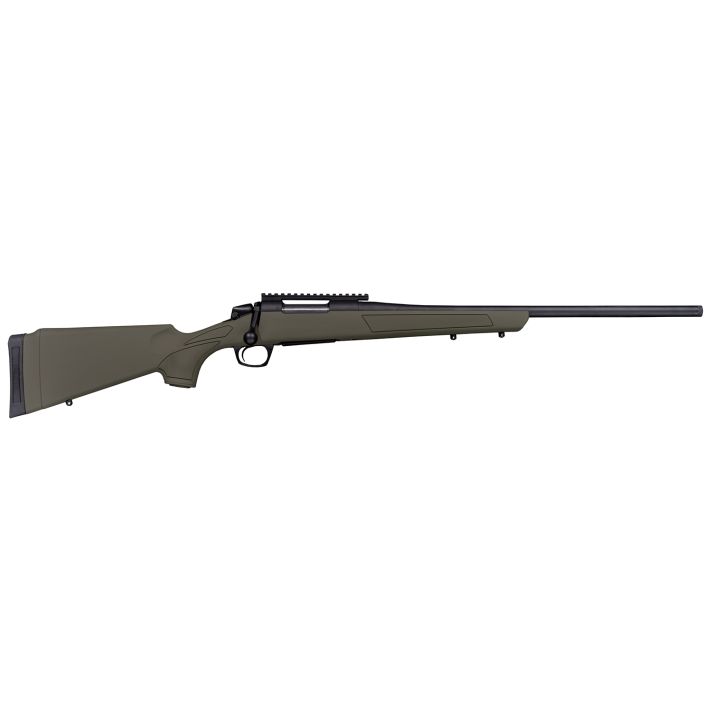CVA CR3906G Cascade7mm-08 Rem 4+1 22" Black Cerakote Steel Threaded Barrel, Black Cerakote Receiver, OD Green Synthetic Stock