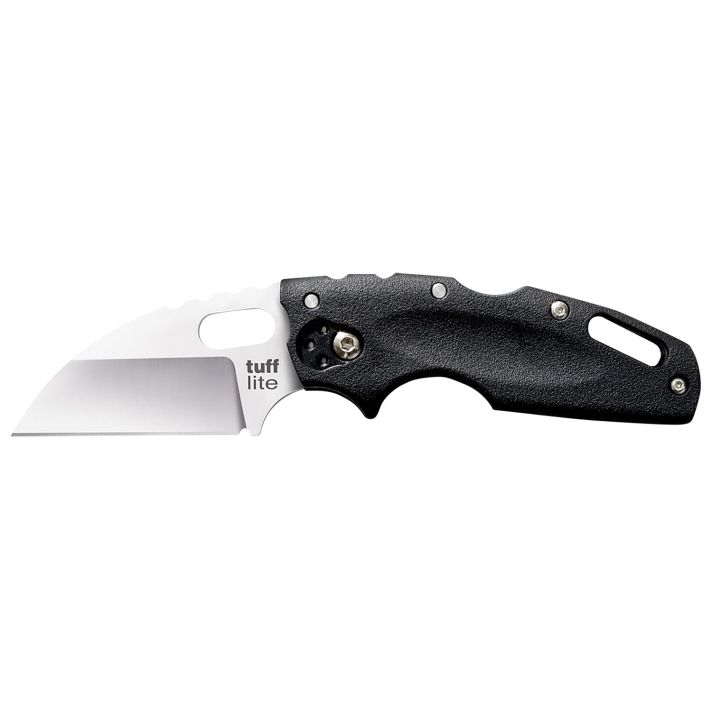 Cold Steel CS20LTZ Tuff Lite2.50" Folding Sheepsfoot Plain AUS-8A SS Blade, 3.50" Black Textured Griv-Ex Handle