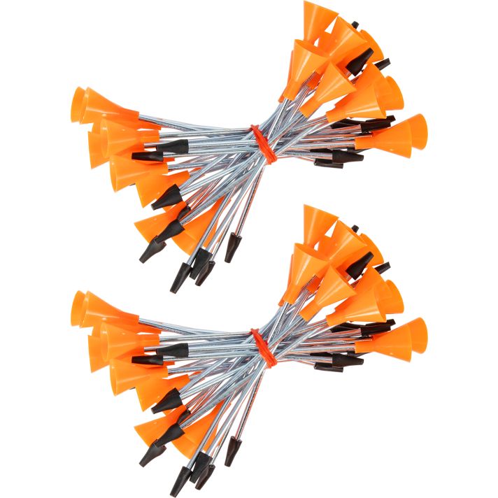 Cold Steel CSB625M Broadhead Darts Orange/Silver .625" Diameter 50 Pieces