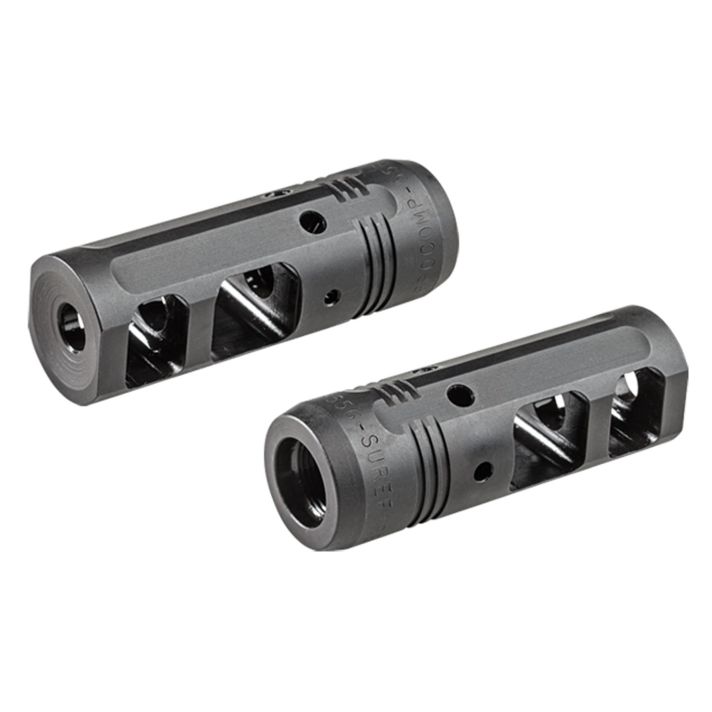 SureFire PROCOMP556 ProComp Muzzle Brake Black Nitride Steel with 1/2"-28 tpi Threads & 2.50" OAL for 5.56x45mm NATO M16, M4
