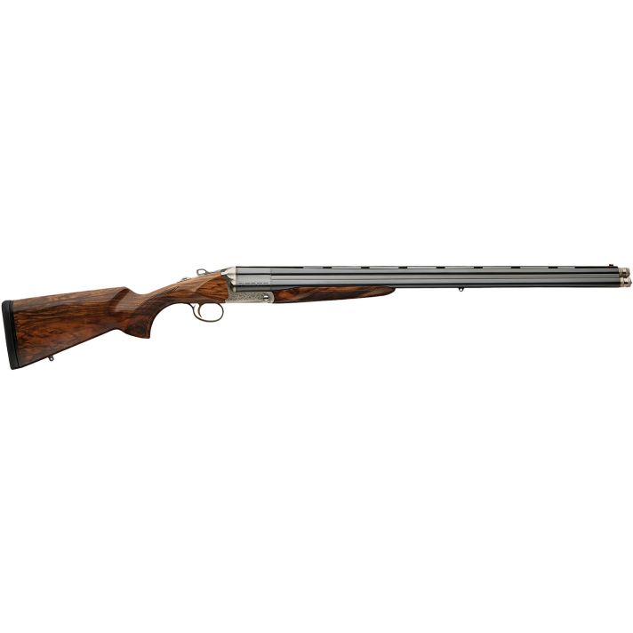 Chiappa Firearms 930.354 CD Triple Crown Empire Grade Full Size 20/28 Gauge Break Open 3+1 26" Blued Chrome Lined Vent Rib Barrel, Silver Engraved Steel Receiver, Fixed Oiled Walnut Stock