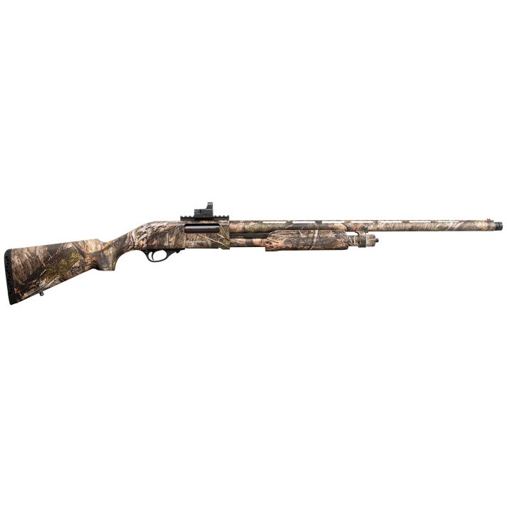 Chiappa Firearms 930.308T 335 Turkey Full Size 12 Gauge Pump 3.50" 5+1 26" Mossy Oak Country DNA Chrome Lined Vent Rib Barrel, Picatinny Rail Aluminum Receiver & Fixed Synthetic Stock, Red Dot 4 MOA